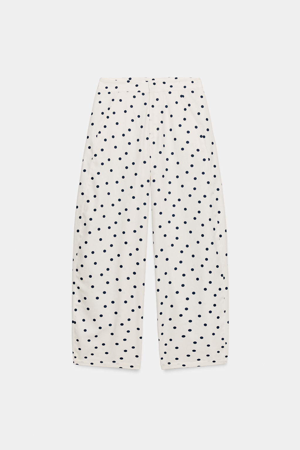 Polka Dot Barrel Trousers