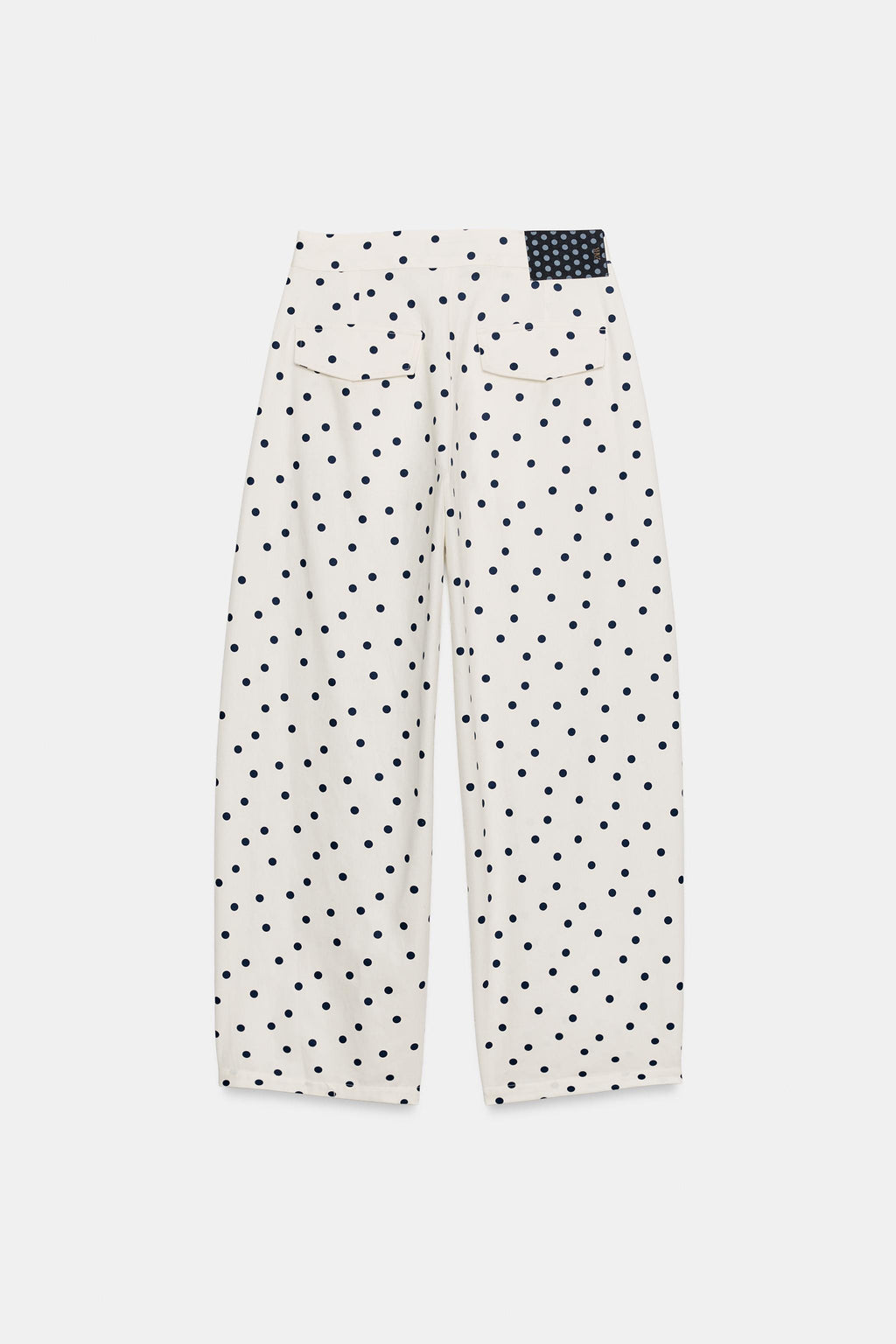 Polka Dot Barrel Trousers