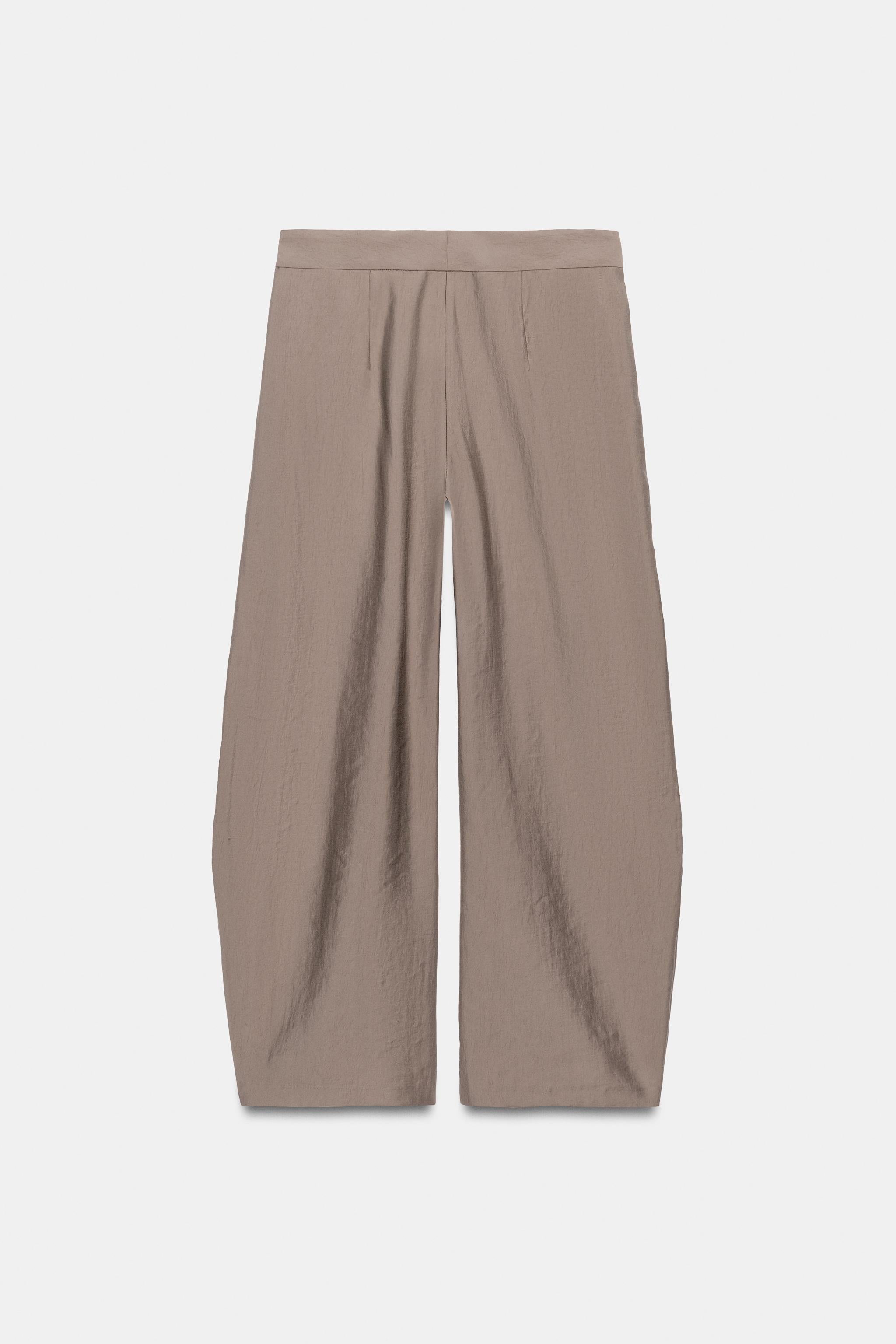 ZW Collection Wide-Leg Pleated Trousers