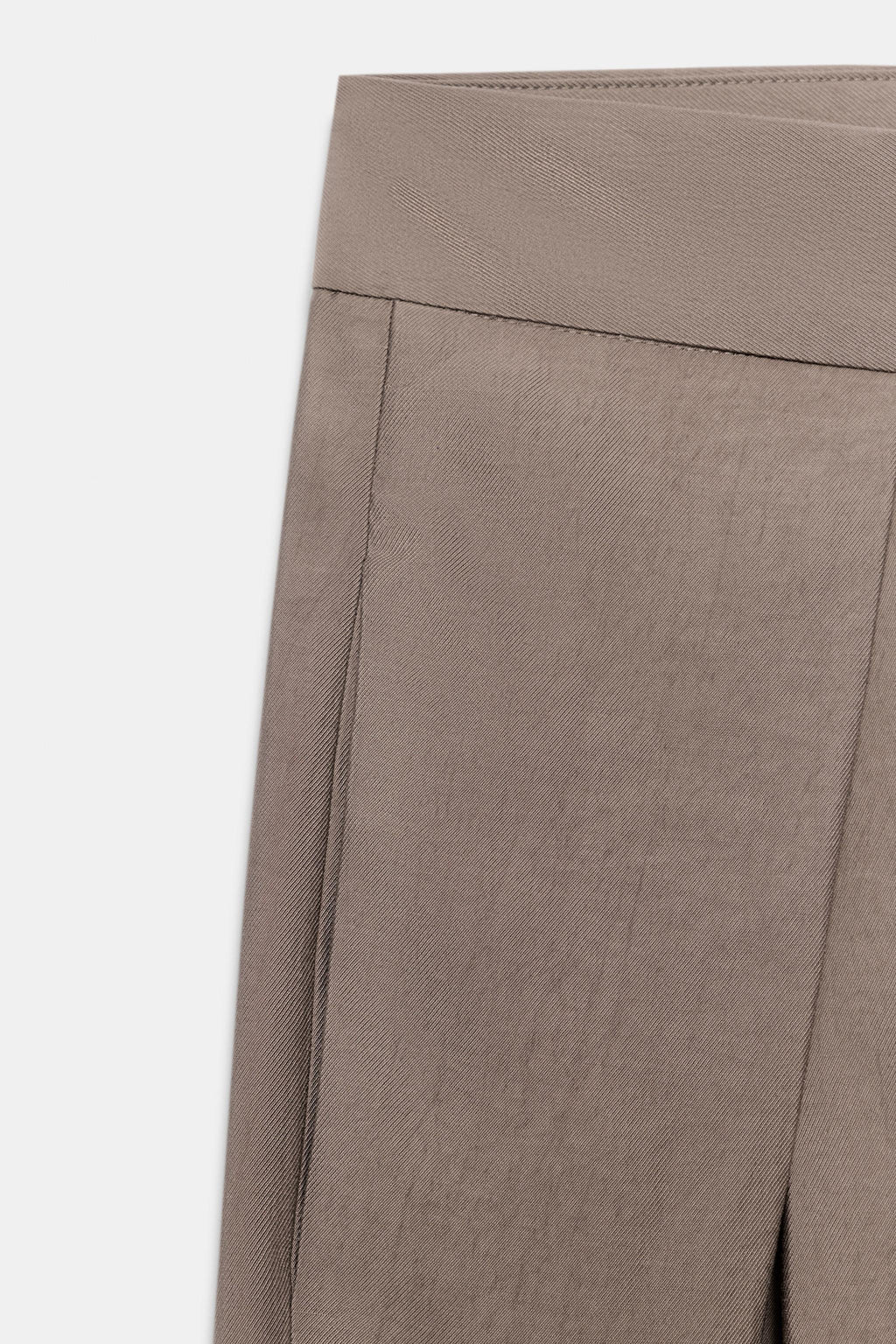 ZW Collection Wide-Leg Pleated Trousers