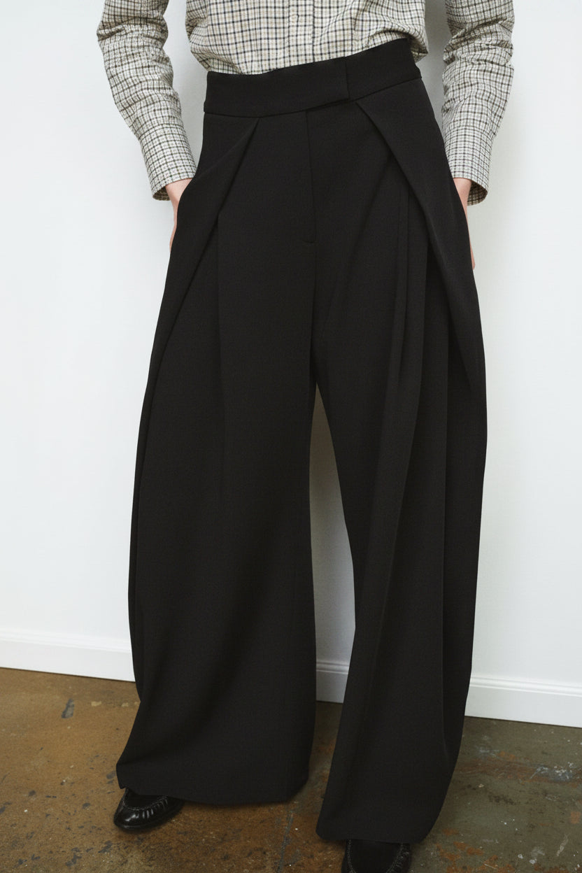 Wide-Leg Trousers 